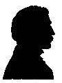 R1204 Knud Benjamin Fick, silhouet R1204 Knud Benjamin Fick, silhouet